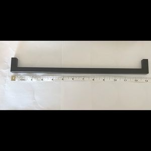 Matte Black Square Kitchen 6pcs Cabinet Pulls